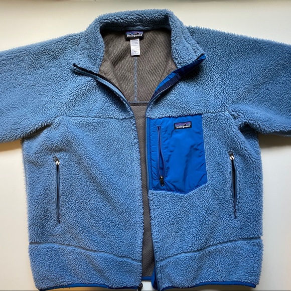 Patagonia Retro-X Deep Pile Classic Blue Jacket - Picture 4 of 8